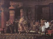 Alma-Tadema, Sir Lawrence Pastimes in Ancient Egypt 3000 Years Ago (mk23) china oil painting reproduction